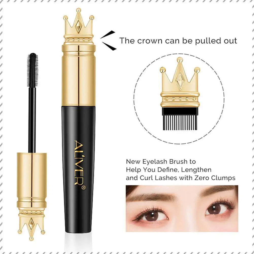 Black Natural Crown Mascara Long Lasting 4D Silk Fiber Thick Not Eye Mascara Waterproof Extension Curled Smudged Makeup Z9N8
Black Natural Crown Mascara Long Lasting 4D Silk Fiber Thick Not Eye Mascara Waterproof Extension Curled Smudged Makeup Z9N8