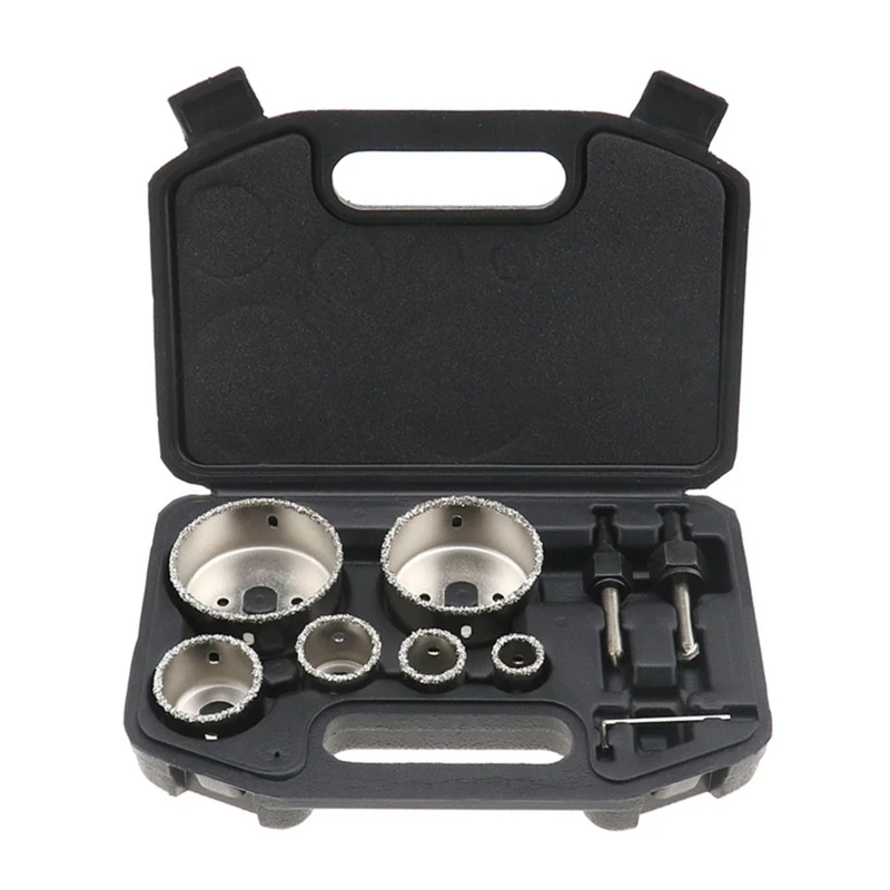 Marble Carbide Alloy Hole Saw Set Used with Electric Hand Drill Bench Drill for Easy Cutting Round Holes High Hardness
Marble Carbide Alloy Hole Saw Set Used with Electric Hand Drill Bench Drill for Easy Cutting Round Holes High Hardness