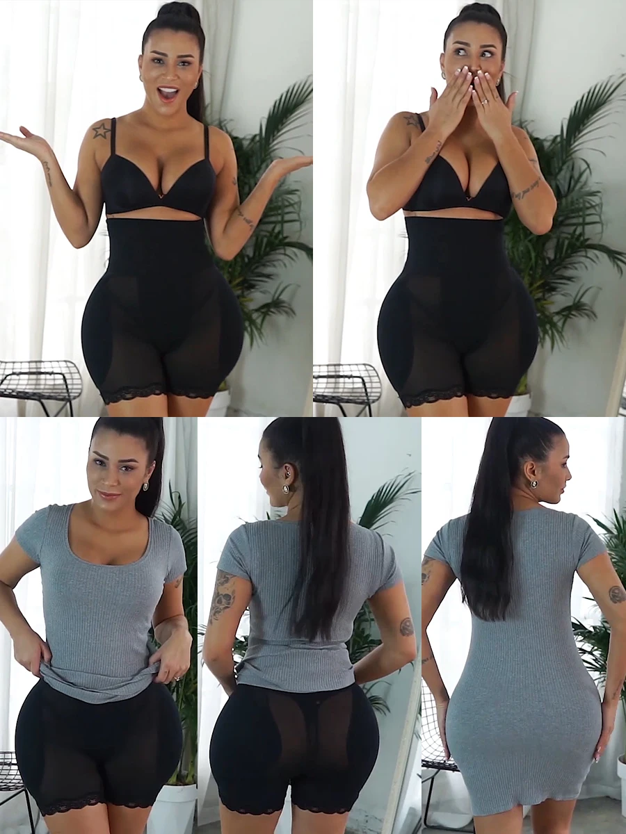 Women Shaper High Waist Lace Padded Butt Lifter Panties Butt Hip Enhancer Fake Hip Shapwear Underwear Briefs Push Up Boyshorts
Women Shaper High Waist Lace Padded Butt Lifter Panties Butt Hip Enhancer Fake Hip Shapwear Underwear Briefs Push Up Boyshorts