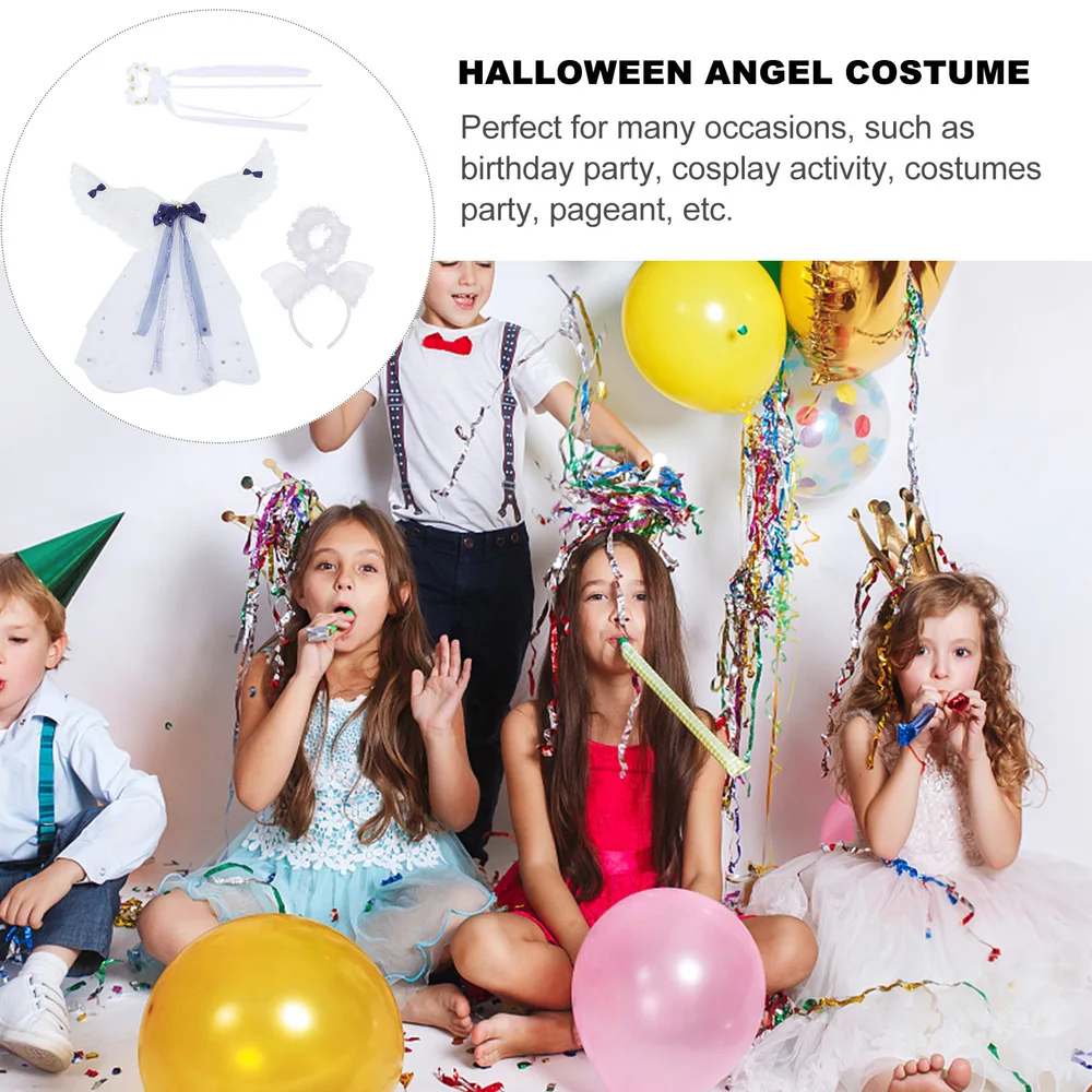 1 Set Exquisite Angel Costume Cloak Stage Performance Wear Festival Supply
1 Set Exquisite Angel Costume Cloak Stage Performance Wear Festival Supply