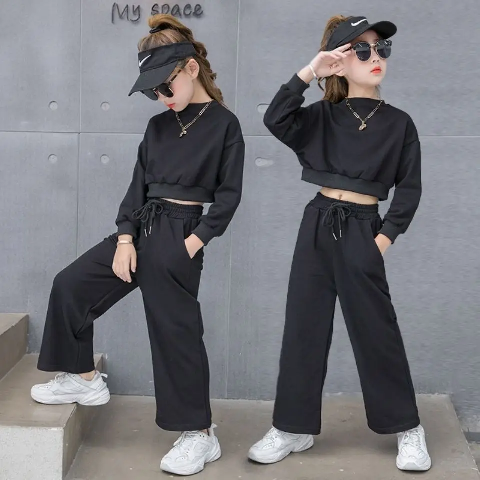 Thanksgiving Outfits for Girls Korean Teenage Children Spring Autumn O-Neck Fashion Cotton Designer Clothing Suit 4 To 12 Year
Thanksgiving Outfits for Girls Korean Teenage Children Spring Autumn O-Neck Fashion Cotton Designer Clothing Suit 4 To 12 Year
