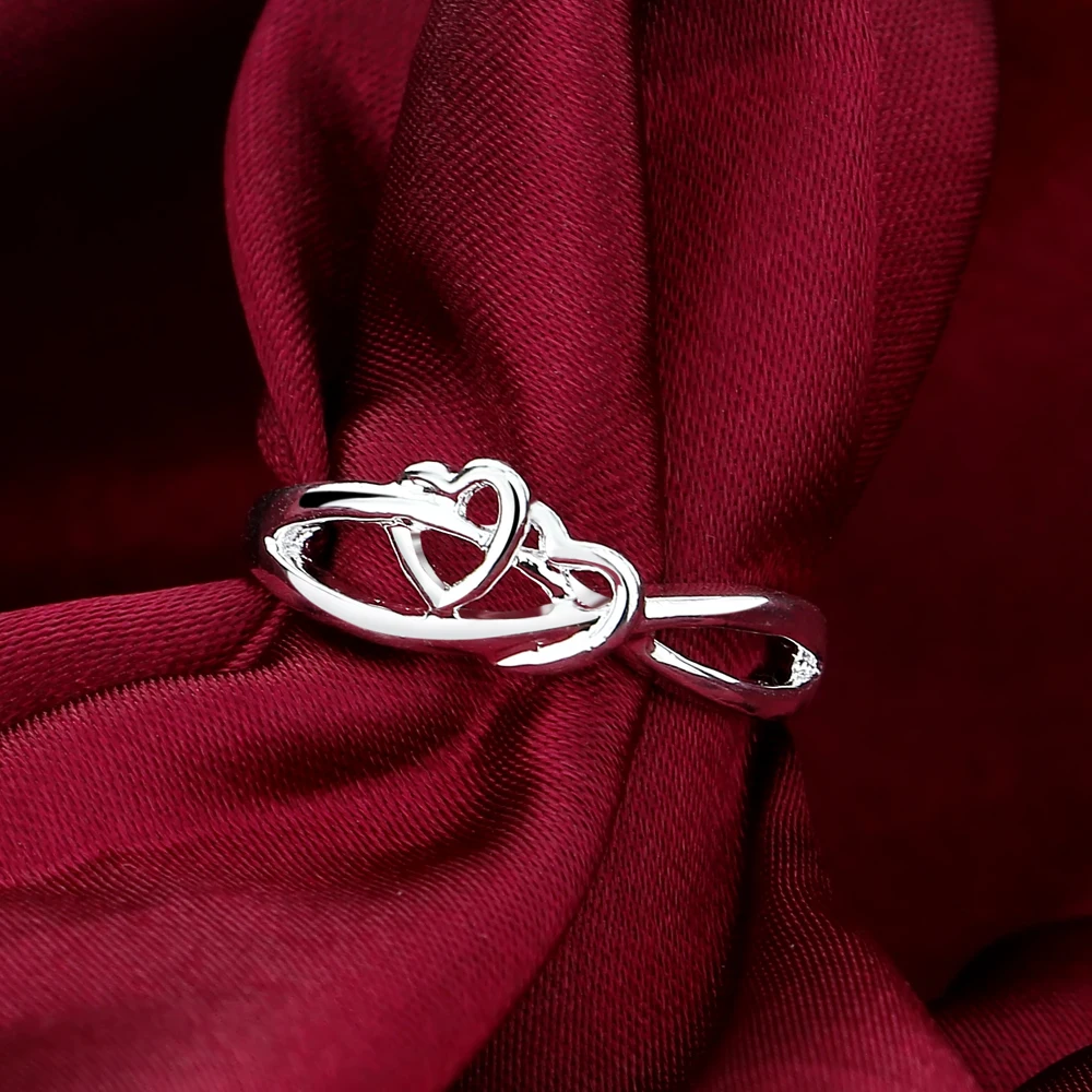 Minimalist Women's 925 Silver Ring Cute Heart Ring Solid Silver Charm Jewelry Student Accessories Gift
Minimalist Women's 925 Silver Ring Cute Heart Ring Solid Silver Charm Jewelry Student Accessories Gift