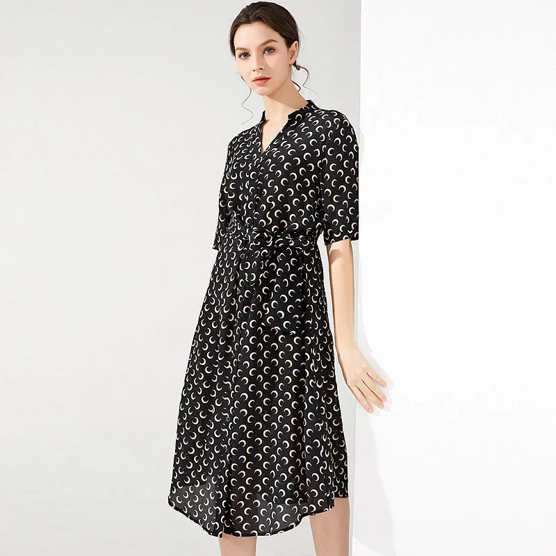 silk dresses women natural 2020 spring summer black printed white floral office casual sexy beach dress plus size high quality
silk dresses women natural 2020 spring summer black printed white floral office casual sexy beach dress plus size high quality