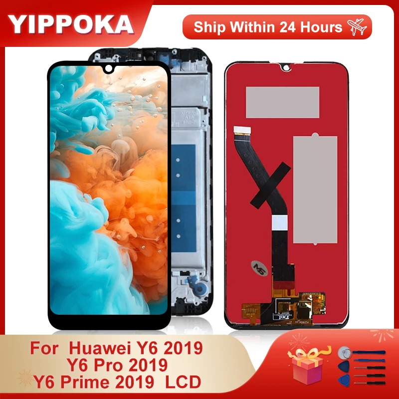 6.09" For Huawei Y6 2019 LCD Display Y6 Pro 2019 Touch Screen Digitizer Assembly Y6 prime 2019 LCD MRD-LX1N Replacement Parts
6.09" For Huawei Y6 2019 LCD Display Y6 Pro 2019 Touch Screen Digitizer Assembly Y6 prime 2019 LCD MRD-LX1N Replacement Parts