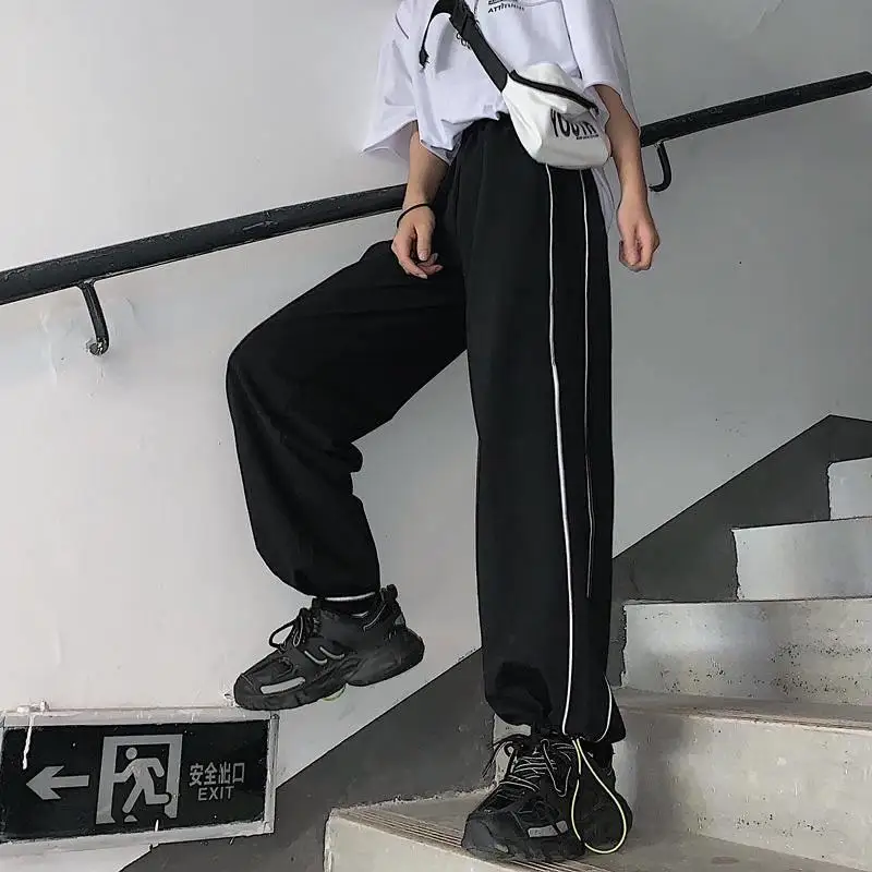 Spring and summer pants women's loose legged sports pants students versatile large casual pants men's and women's pants
Spring and summer pants women's loose legged sports pants students versatile large casual pants men's and women's pants