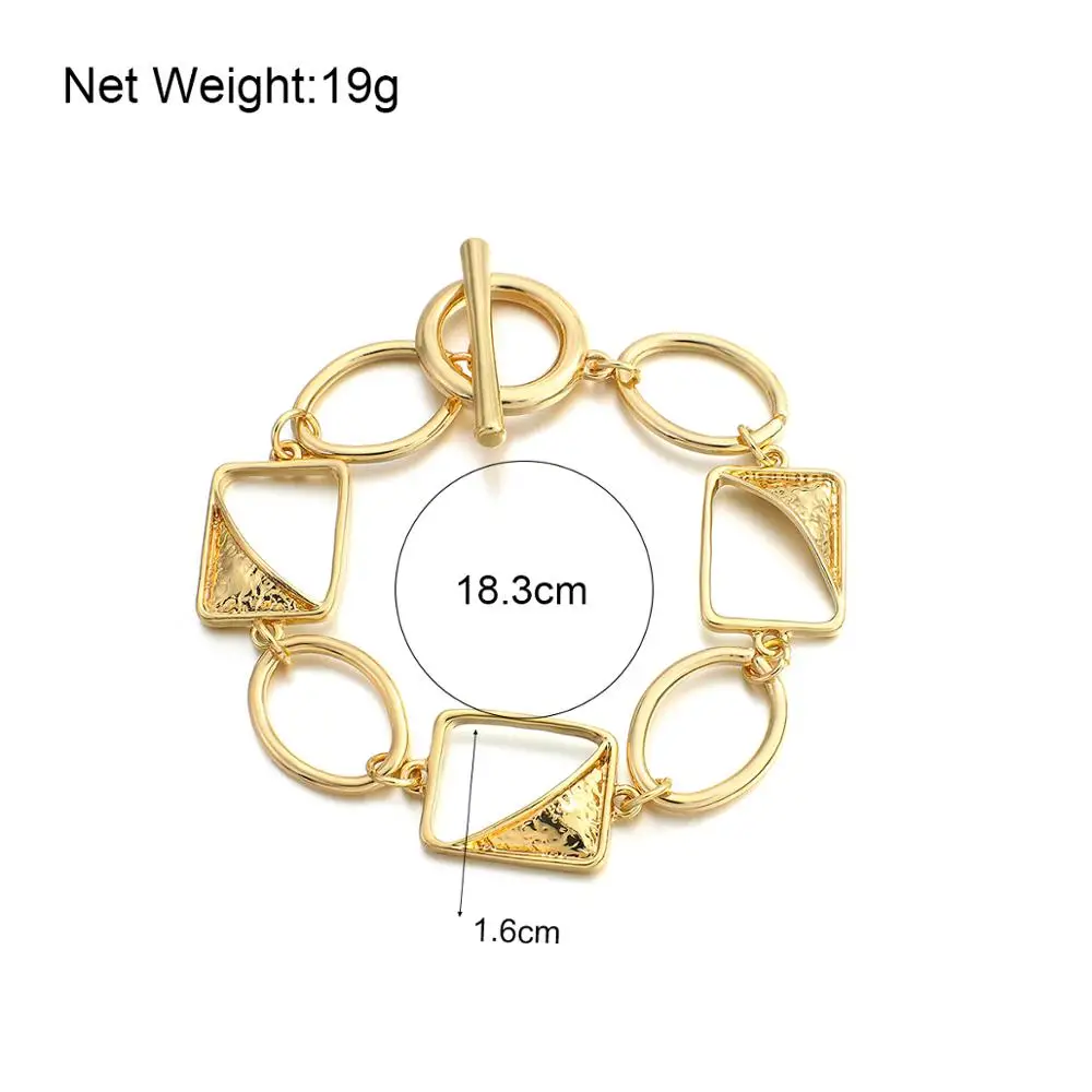 ALLYES Bohemian Geometric Square Round Chain Bracelets for Women Statement Link Bracelet Bangle Punk Unisex Jewelry Couple Gifts 
ALLYES Bohemian Geometric Square Round Chain Bracelets for Women Statement Link Bracelet Bangle Punk Unisex Jewelry Couple Gifts