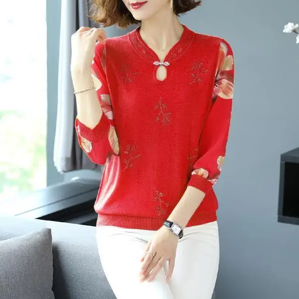 2021 new spring and autumn clothes western style women's tops fashion base printing t-shirt casual
2021 new spring and autumn clothes western style women's tops fashion base printing t-shirt casual
