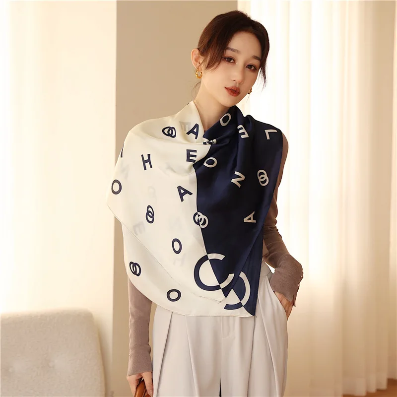 Women Long Size Letter Color Matching Silk Scarf For Lady Shawl Female Wraps Bandana Foulard Hijabs Solid Soft Beach Stoles
Women Long Size Letter Color Matching Silk Scarf For Lady Shawl Female Wraps Bandana Foulard Hijabs Solid Soft Beach Stoles