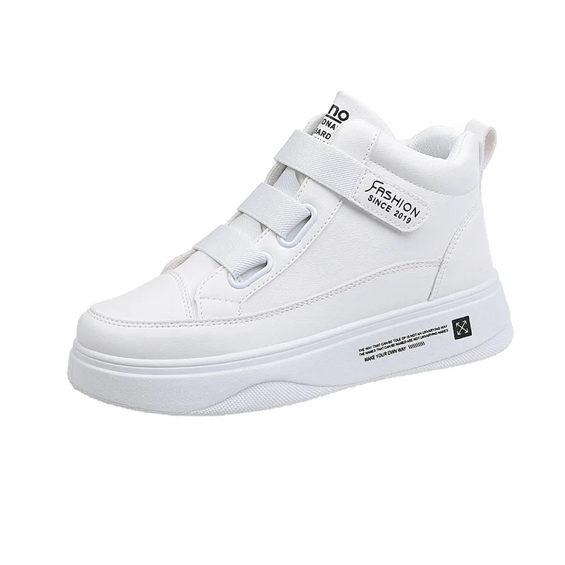 2020 Spring New Style Hight-top White Shoes Student Running Sports Footwear Women's Flat Shoes 0321
2020 Spring New Style Hight-top White Shoes Student Running Sports Footwear Women's Flat Shoes 0321