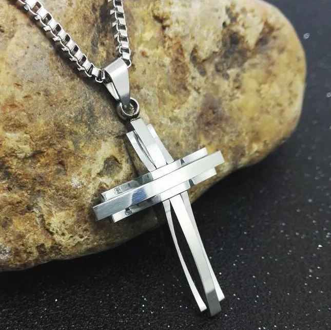 Stainless Steel Cross Necklace for Women Pendant Personality 2021 Trend Vintage Style Men's Neck Long Chains Hip Hop Jewelry
Stainless Steel Cross Necklace for Women Pendant Personality 2021 Trend Vintage Style Men's Neck Long Chains Hip Hop Jewelry