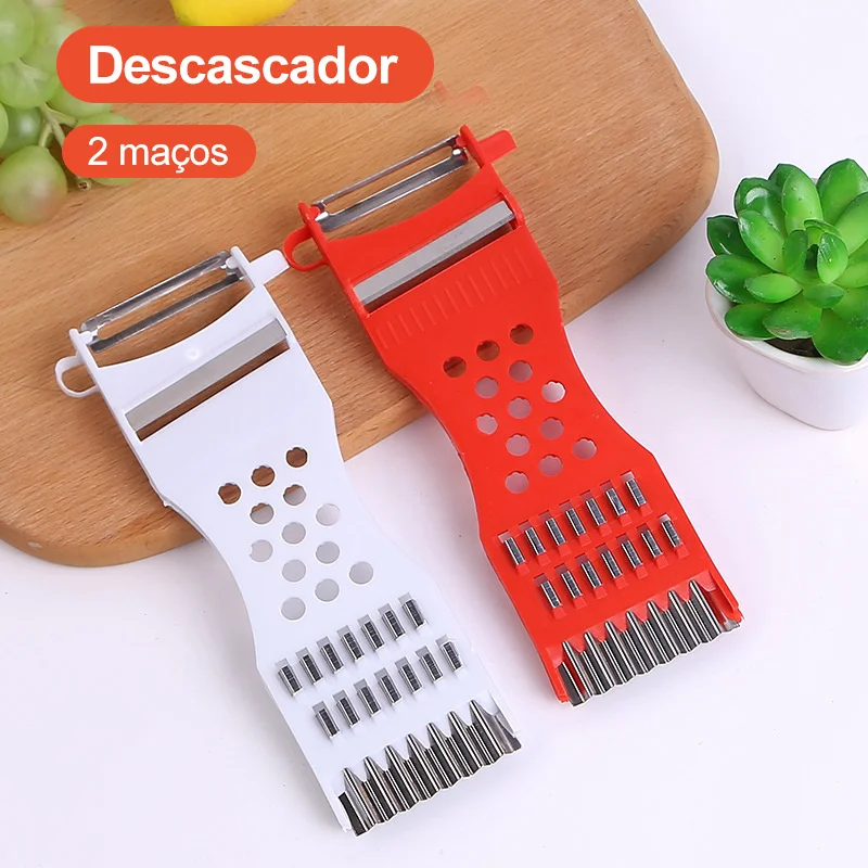 One Red + One White 2 PCS Peeler Large Multi-Functional Four-in-One Chopper Peeler Vegetable Shredded Tool
One Red + One White 2 PCS Peeler Large Multi-Functional Four-in-One Chopper Peeler Vegetable Shredded Tool