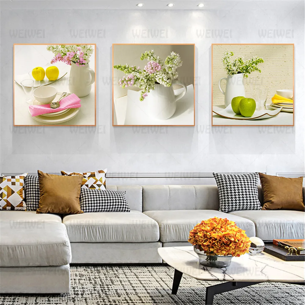 Modern Nordic Kitchen Decor Flower Food Canvas Wall Art Pictures Poster for Dinig Room Home Decoration Restaurant Painting Weiwe
Modern Nordic Kitchen Decor Flower Food Canvas Wall Art Pictures Poster for Dinig Room Home Decoration Restaurant Painting Weiwe