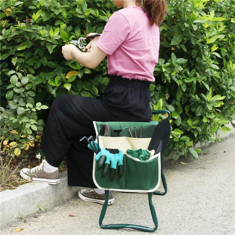 1Pcs Portable Folding Garden Kneeler Tool Bag Pouch Garden Stool Tool Storage Bag with EVA Foam Mat Multifunctional Chair Seat
1Pcs Portable Folding Garden Kneeler Tool Bag Pouch Garden Stool Tool Storage Bag with EVA Foam Mat Multifunctional Chair Seat