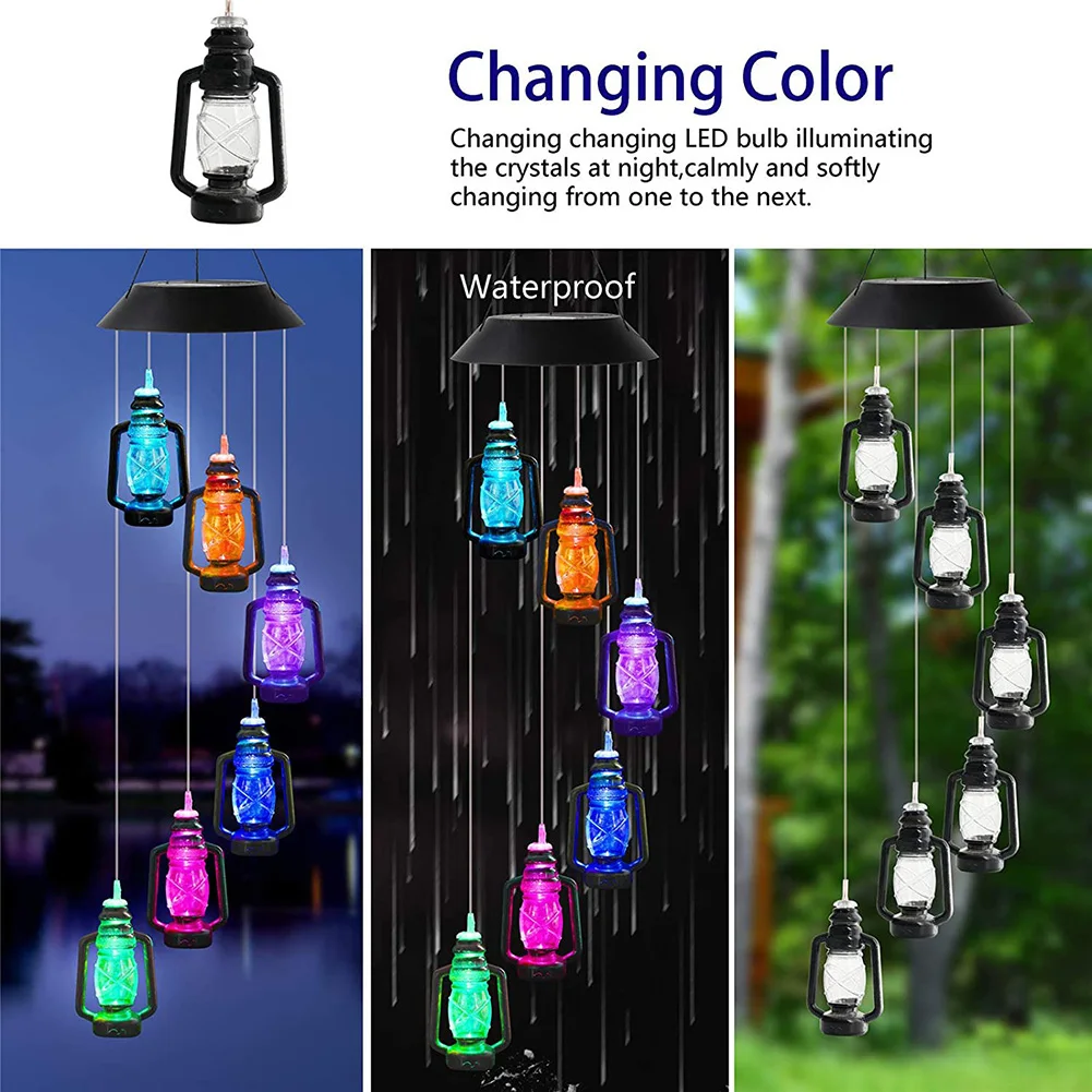 Outdoor Solar Kerosene Bottle Wind Chime Lamp Outdoor Christmas Holiday Lighting Decoration Garden Landscape Lamp
Outdoor Solar Kerosene Bottle Wind Chime Lamp Outdoor Christmas Holiday Lighting Decoration Garden Landscape Lamp