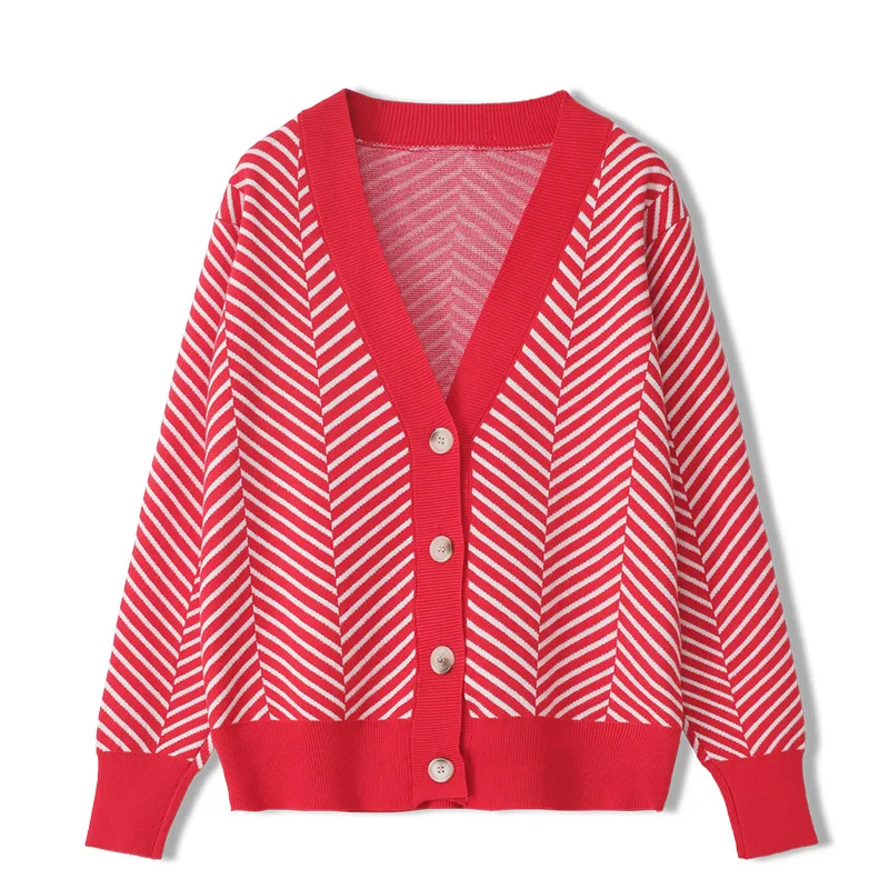 Autumn and winter ladies cardigan sweater fashion knitted jacket V-neck cardigan casual women sweater top 2021 women's clothing
Autumn and winter ladies cardigan sweater fashion knitted jacket V-neck cardigan casual women sweater top 2021 women's clothing