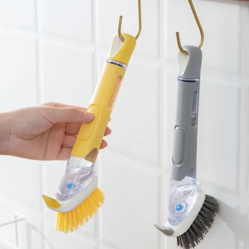 Kitchen Cleaning Brush Multifunctional Long Handle Brush Non-stick Oil Automatic Liquid Addition Dishwashing Brush
Kitchen Cleaning Brush Multifunctional Long Handle Brush Non-stick Oil Automatic Liquid Addition Dishwashing Brush