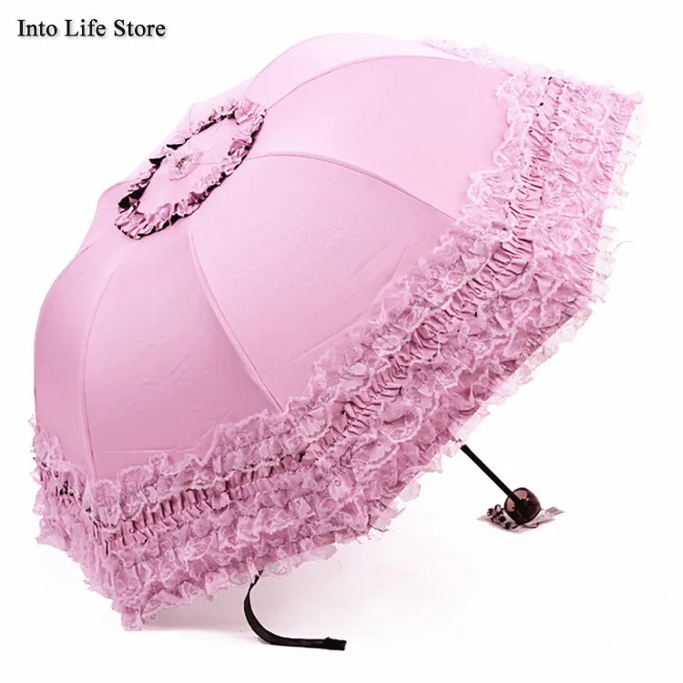 Lace Sun Umbrella Beach Rain Women UV Ladies Folding Umbrellas Luxury Designer Umbrella Parasols Free Shipping Gift Ideas UPF50+
Lace Sun Umbrella Beach Rain Women UV Ladies Folding Umbrellas Luxury Designer Umbrella Parasols Free Shipping Gift Ideas UPF50+