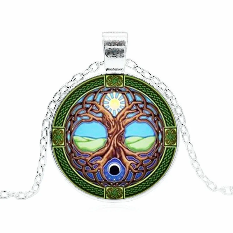 Wholesale Tree of Life Pendant Sun and Moon Tree of Life Necklace Yin Yang Jewelry Fashion and Glass Charm Necklaces for Women
Wholesale Tree of Life Pendant Sun and Moon Tree of Life Necklace Yin Yang Jewelry Fashion and Glass Charm Necklaces for Women