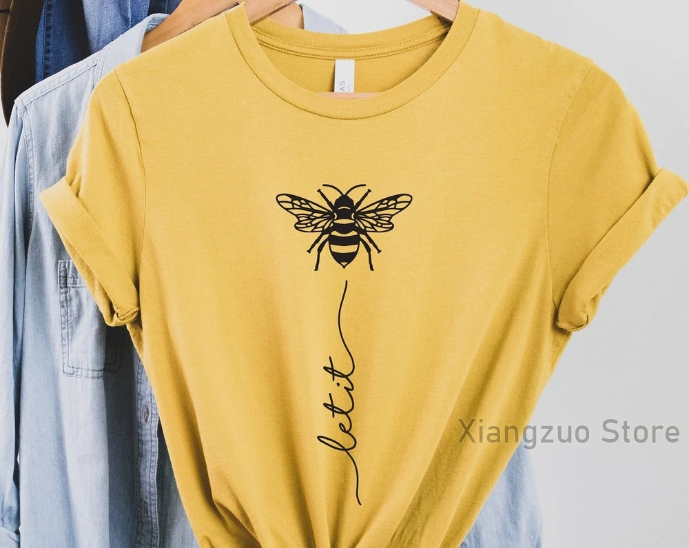 Рубашка Let It Be Shirt рубашка с Пчелой пусть это пчела футболка мужская | Мужская