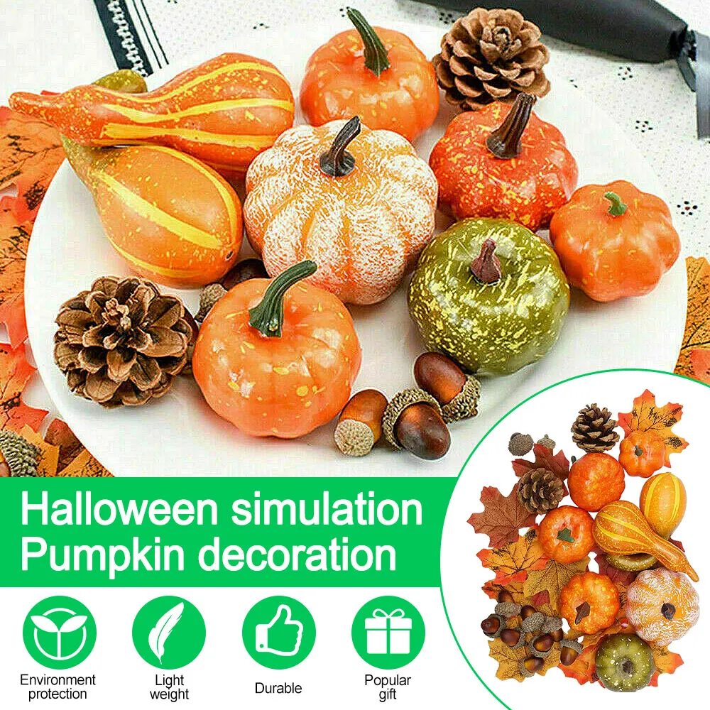 50 шт. искусственная тыква на Хэллоуин, имитация овощей, искусственная пена, набор тыкв, реквизит «сделай сам», ремесло, украшение для вечерни...
50 шт. искусственная тыква на Хэллоуин, имитация овощей, искусственная пена, набор тыкв, реквизит «сделай сам», ремесло, украшение для вечерни...