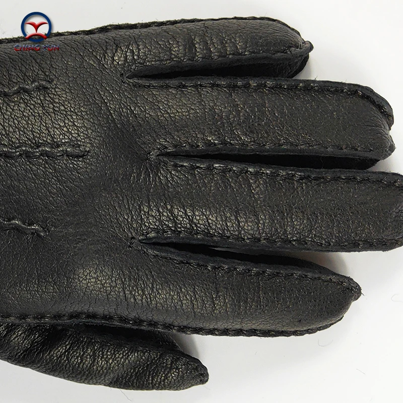 Winter Hand-Stitched Men's Deerskin Gloves Deer Skin Men's Warm Soft Men's Black Corrugated Gloves 70% Wool Lining
Winter Hand-Stitched Men's Deerskin Gloves Deer Skin Men's Warm Soft Men's Black Corrugated Gloves 70% Wool Lining