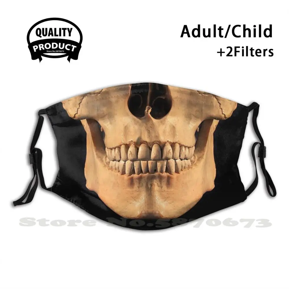 Skull Jaw | V2 Reusable Mouth Mask Washable Filter Anti Dust Face Masks Skull Skeleton Black Death Halloween Bones Dead Skulls
Skull Jaw | V2 Reusable Mouth Mask Washable Filter Anti Dust Face Masks Skull Skeleton Black Death Halloween Bones Dead Skulls