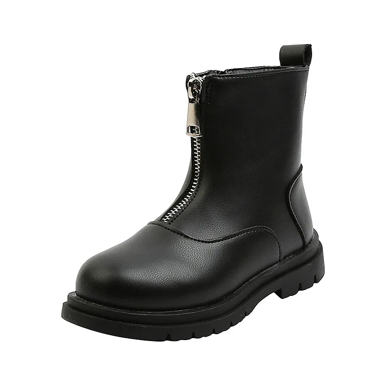 Brand Autumn Winter Baby Girls Princess Boots Children's Boots Zipper Leather Mid-Calf Boot for Girls School Motorcycle Boots 
Brand Autumn Winter Baby Girls Princess Boots Children's Boots Zipper Leather Mid-Calf Boot for Girls School Motorcycle Boots