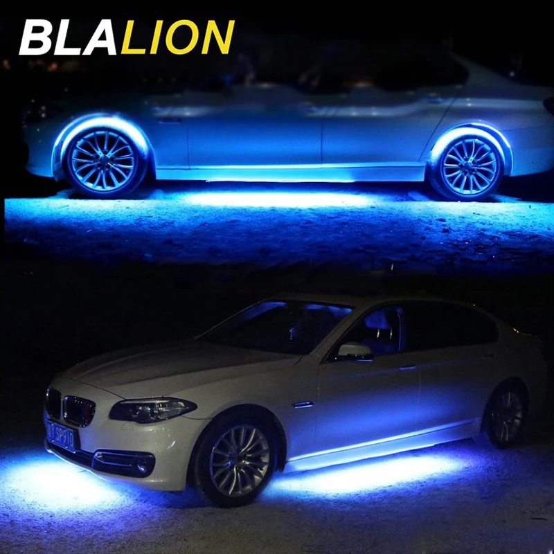 12V Underglow лампы Авто атмосферная лампа с пультом дистанционного управления днища