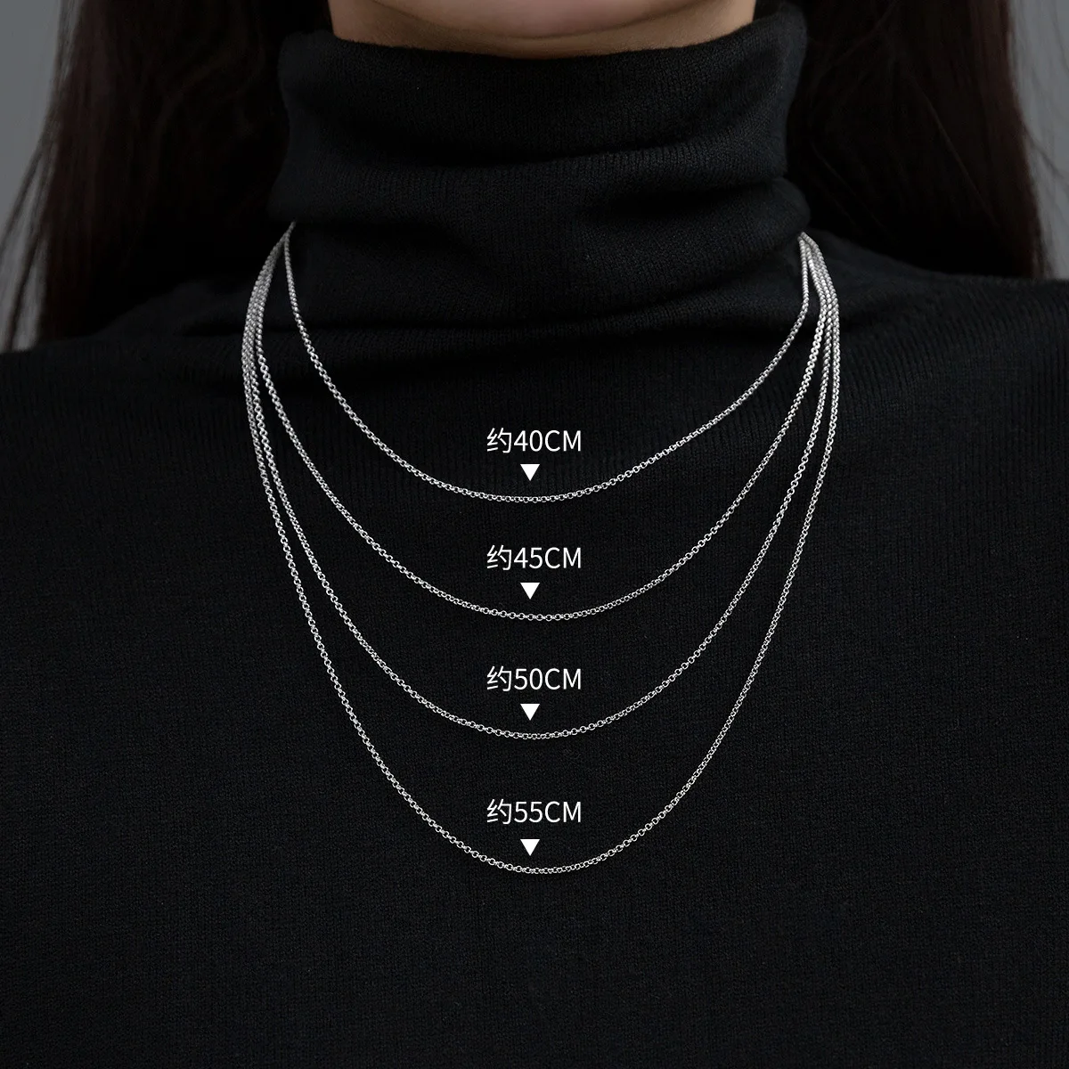 Silver 925 Real 100% O Ring Chain Necklace Women's Neck Chain Round Dia 1.5 2MM Length 40 45 50 55CM Jewelry High Quality Gift
Silver 925 Real 100% O Ring Chain Necklace Women's Neck Chain Round Dia 1.5 2MM Length 40 45 50 55CM Jewelry High Quality Gift