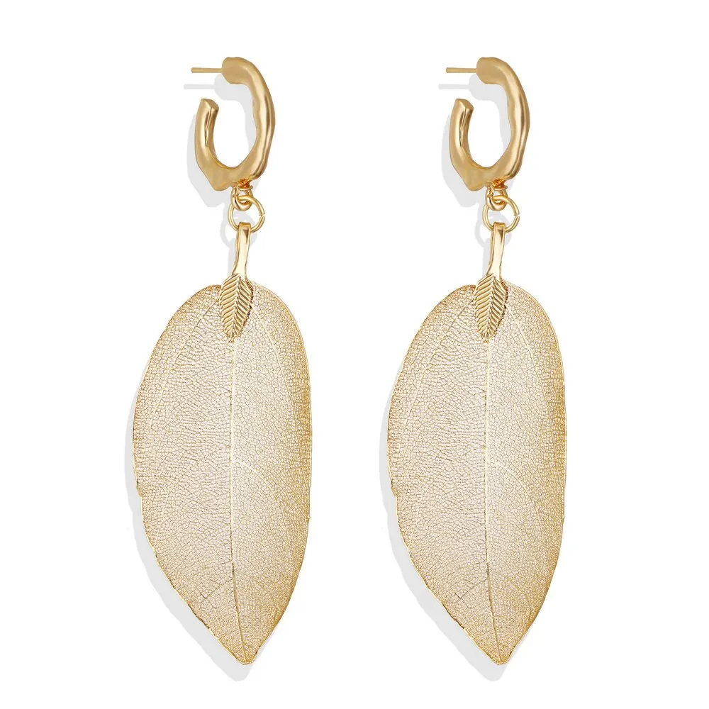 New Vintage Gold Metal Hollow Leaf Drop Earrings For Women Party Club Wedding Gifts Long Dangle Earrings Statement Jewelry
New Vintage Gold Metal Hollow Leaf Drop Earrings For Women Party Club Wedding Gifts Long Dangle Earrings Statement Jewelry