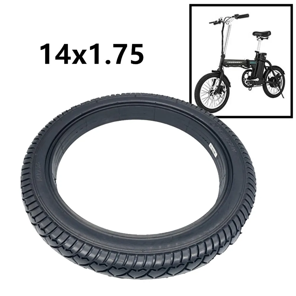 14 In E-Bike Solid Rubber Tires 14x1.75 Electric Bicycle Non-Inflatable Tubeless Wheel Tyre Durable Non-slip Cycling Parts
14 In E-Bike Solid Rubber Tires 14x1.75 Electric Bicycle Non-Inflatable Tubeless Wheel Tyre Durable Non-slip Cycling Parts