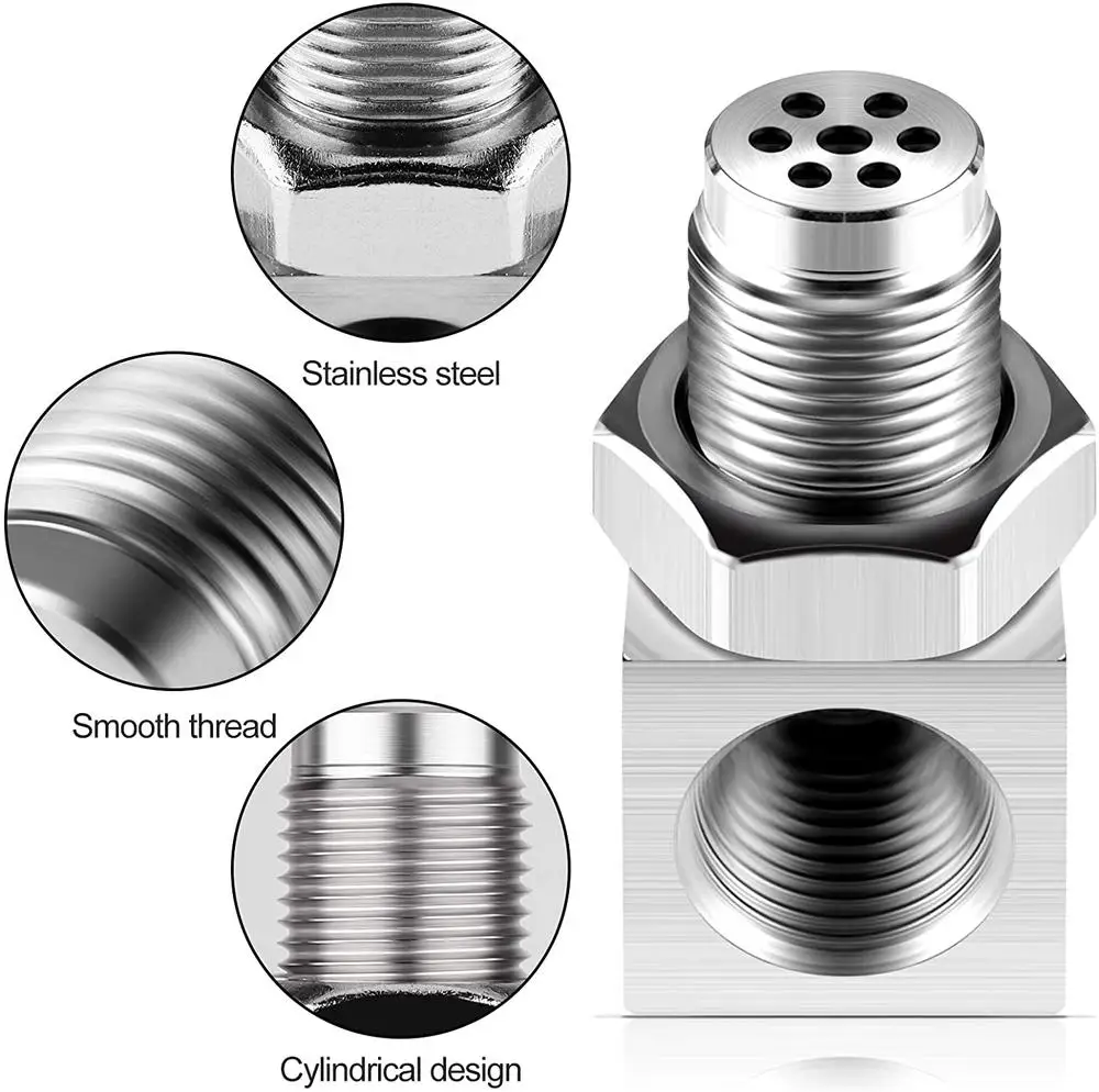 Адаптер для датчика кислорода O2, уничтожитель фотоэлементов, 90 градусов, O2 m18x1, 5 Bung
Адаптер для датчика кислорода O2, уничтожитель фотоэлементов, 90 градусов, O2 m18x1, 5 Bung