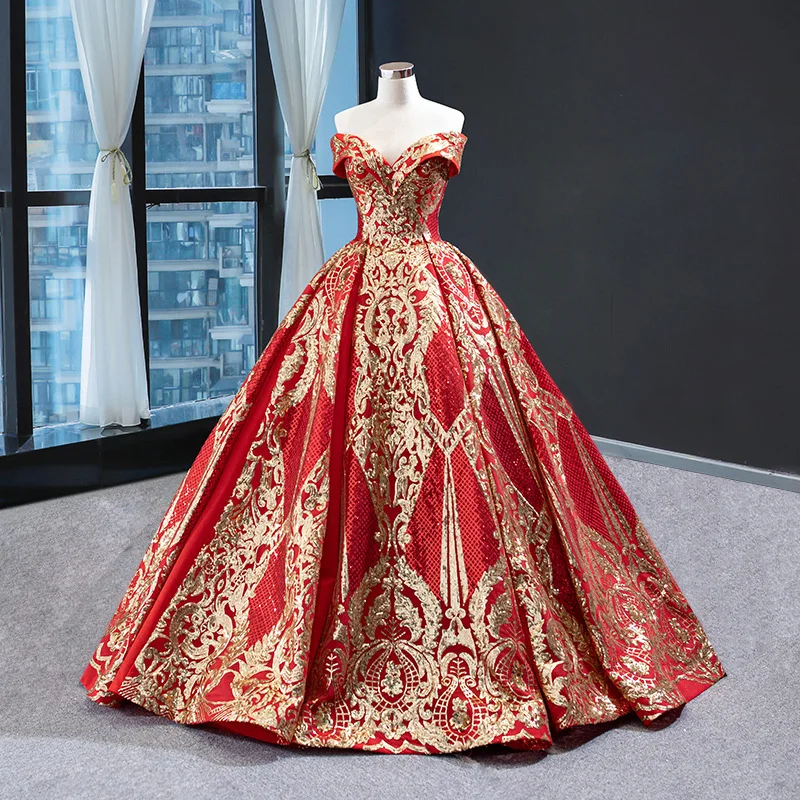 Mingli Tengda Fluffy Off Shoulder Length Golden Appliques Prom Dresses Long Robe De Soiree Elegant Lady Formal Dress Ball Gowns
Mingli Tengda Fluffy Off Shoulder Length Golden Appliques Prom Dresses Long Robe De Soiree Elegant Lady Formal Dress Ball Gowns