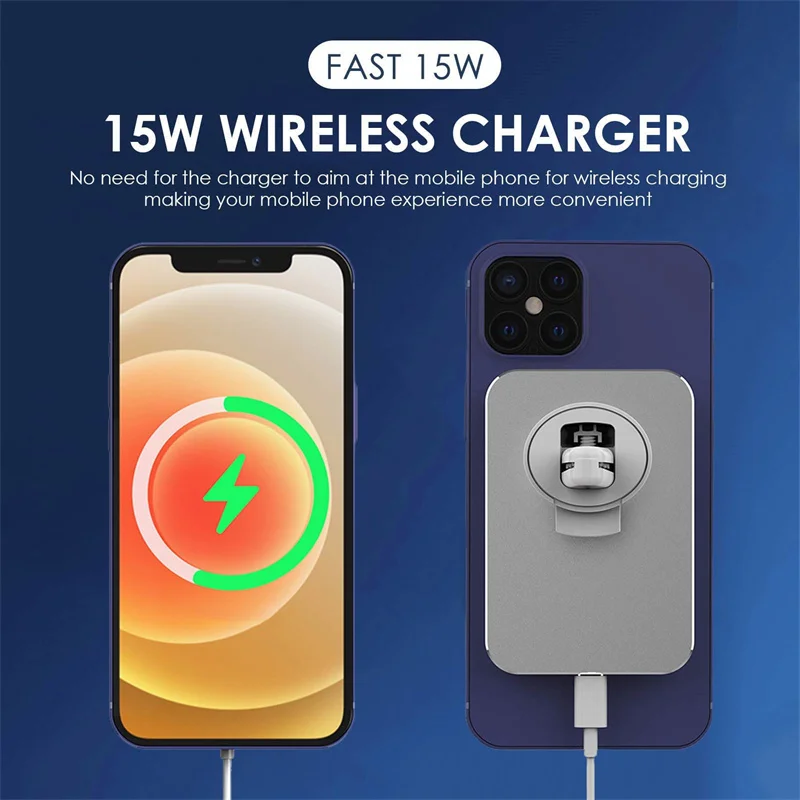 15W Car Wireless Fast Charger Mini Magnetic Charger Bracket for iPhone 12/12 Pro/12 Airvent Mount Magsafe Mobile Phone Holder
15W Car Wireless Fast Charger Mini Magnetic Charger Bracket for iPhone 12/12 Pro/12 Airvent Mount Magsafe Mobile Phone Holder