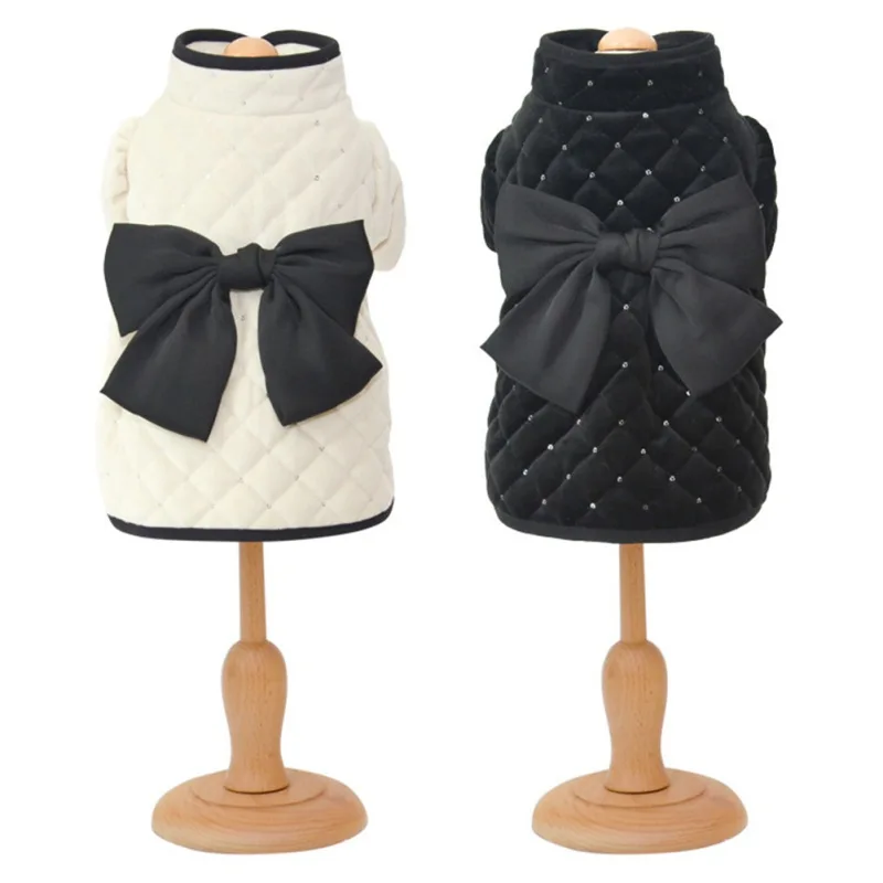 Pet Dog Clothes With Bownot Jacket Coat For Dog Puppy Cat Winter Warm Clothes chihuahua Teddy Dogs Cats Clothing
Pet Dog Clothes With Bownot Jacket Coat For Dog Puppy Cat Winter Warm Clothes chihuahua Teddy Dogs Cats Clothing