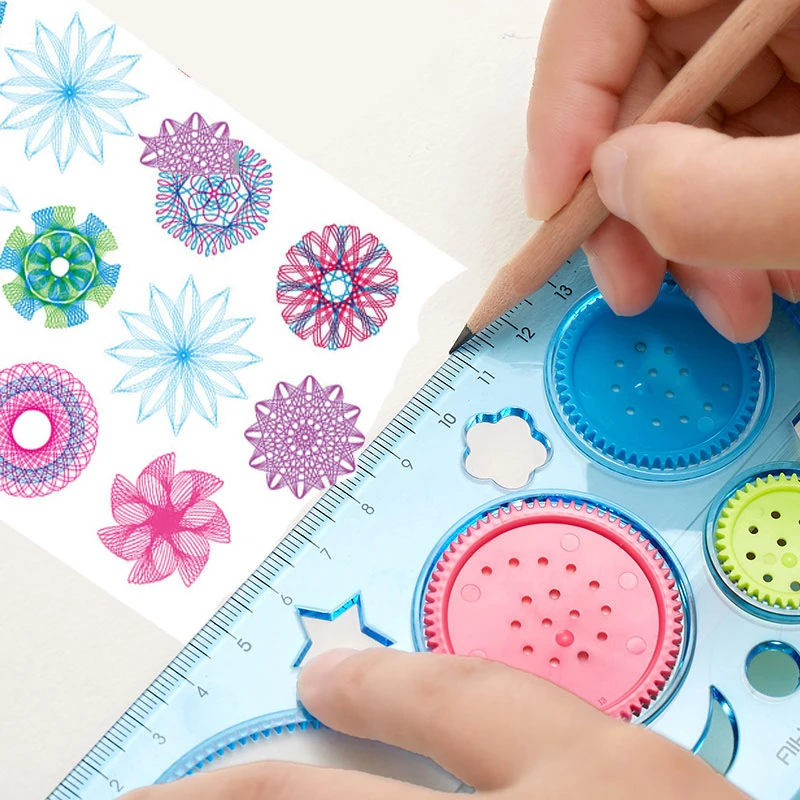 Spirograph Drawing Toys Interlocking Gears Wheels Painting Drawing Accessories Creative Educational Toy Spirographs Art Tool
Spirograph Drawing Toys Interlocking Gears Wheels Painting Drawing Accessories Creative Educational Toy Spirographs Art Tool
