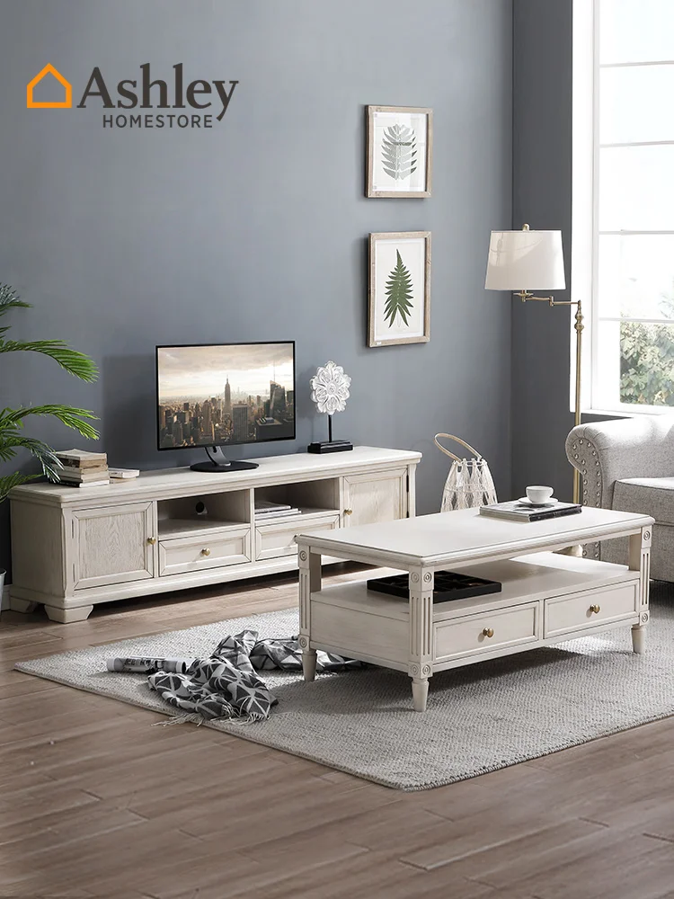 Small family contracted and contemporary American ground ark sitting room tea table TV ark combination furniture suits
Small family contracted and contemporary American ground ark sitting room tea table TV ark combination furniture suits