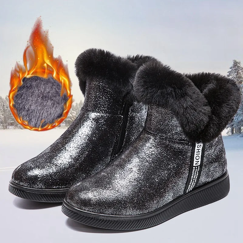 Women Fashion Snow Boots Short Boots Student Cotton Shoes Warm Thick-soled Shoes Женские сапоги bottine femme
Women Fashion Snow Boots Short Boots Student Cotton Shoes Warm Thick-soled Shoes Женские сапоги bottine femme