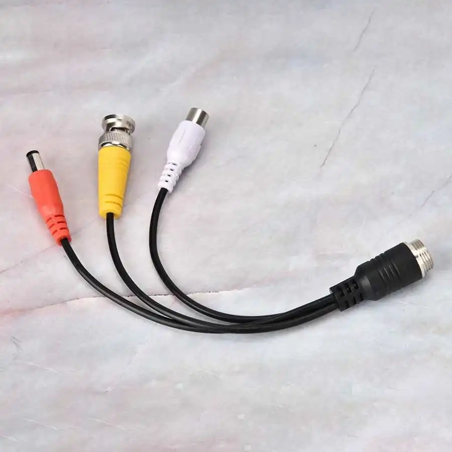 Extension Cable Air Head Male to BNC DC Male AV Female Monitor Adapter Car Video Recorder Waterproof Connector
Extension Cable Air Head Male to BNC DC Male AV Female Monitor Adapter Car Video Recorder Waterproof Connector