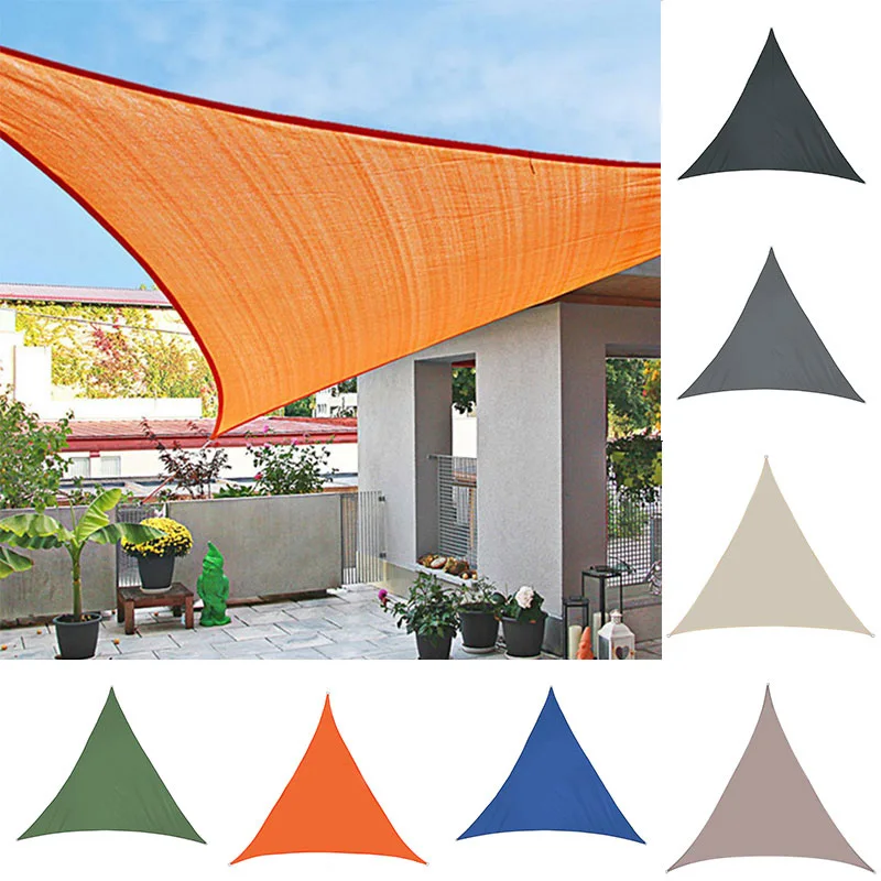 

Солнцезащитный козырек, водонепроницаемый, треугольный, наружные навесы защита, для сада, патио, бассейна