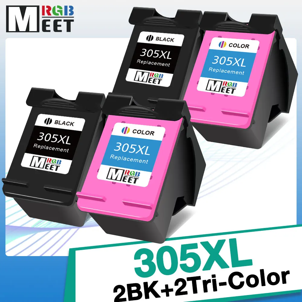 305XL Black/tricolor Refilled Ink Cartridge Replacement For HP305 XL DeskJet 2710 2720 4110 ENVY 6010 6020 6030 6420 printer
305XL Black/tricolor Refilled Ink Cartridge Replacement For HP305 XL DeskJet 2710 2720 4110 ENVY 6010 6020 6030 6420 printer