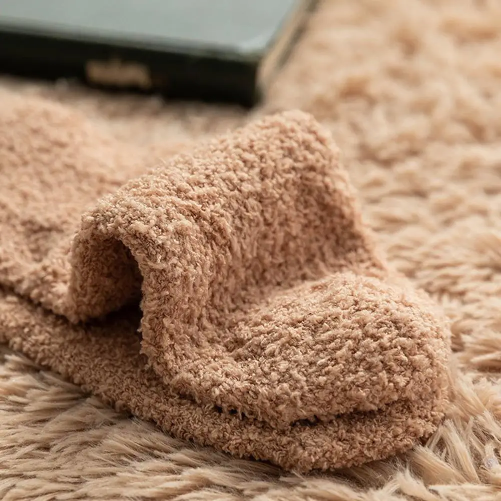 Women Socks Solid Color Thickened Winter Autumn Anti-friction Warm Soft Floor Socks Home Leisure floor socks
Women Socks Solid Color Thickened Winter Autumn Anti-friction Warm Soft Floor Socks Home Leisure floor socks