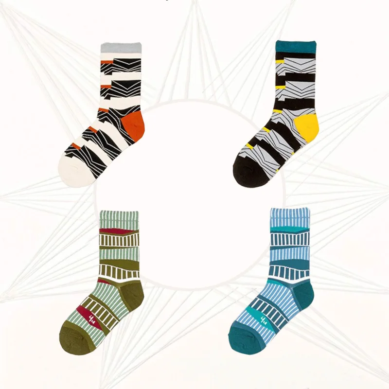 Woman Cotton Perspiration Breathable Stripe Colorful Socks Female Crew Skateboard Sock
Woman Cotton Perspiration Breathable Stripe Colorful Socks Female Crew Skateboard Sock
