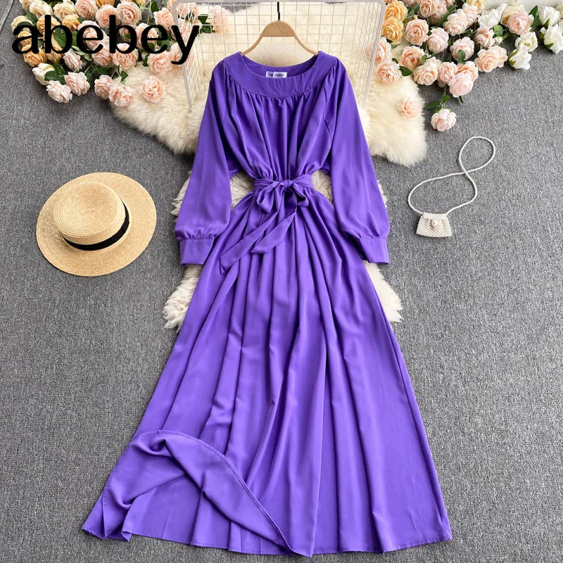 Casual Vacation Long Dress Women Puff Sleeve O Neck Ruched A-line Dress Spring Elegant Fashion Streetwear Dress
Casual Vacation Long Dress Women Puff Sleeve O Neck Ruched A-line Dress Spring Elegant Fashion Streetwear Dress