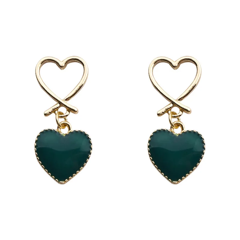 Romantic Heart-shaped Retro Earrings Contracted Temperament Geometric Drop Earrings for Women Fashion Jewelry Accessories 
Romantic Heart-shaped Retro Earrings Contracted Temperament Geometric Drop Earrings for Women Fashion Jewelry Accessories