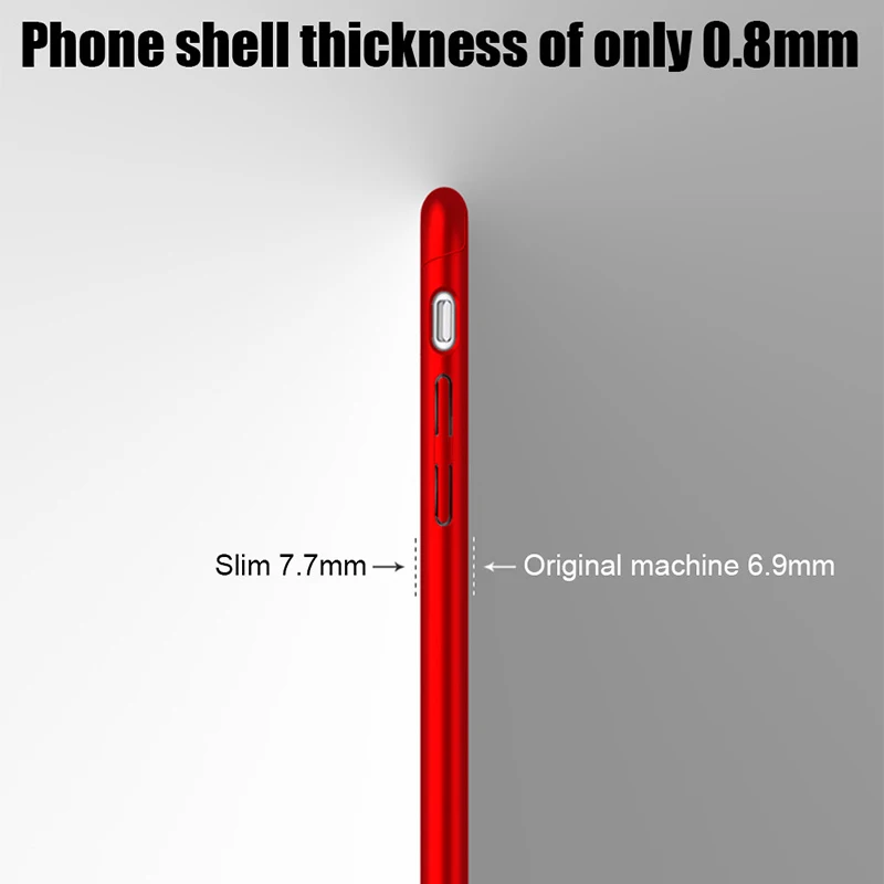 360 Full Cover Phone Case For iPhone 7 6 6s 8 Plus 5 5s SE Protective Cover For iPhone 7 8 Plus 11 Pro XS MAX XR Case With Glass
360 Full Cover Phone Case For iPhone 7 6 6s 8 Plus 5 5s SE Protective Cover For iPhone 7 8 Plus 11 Pro XS MAX XR Case With Glass