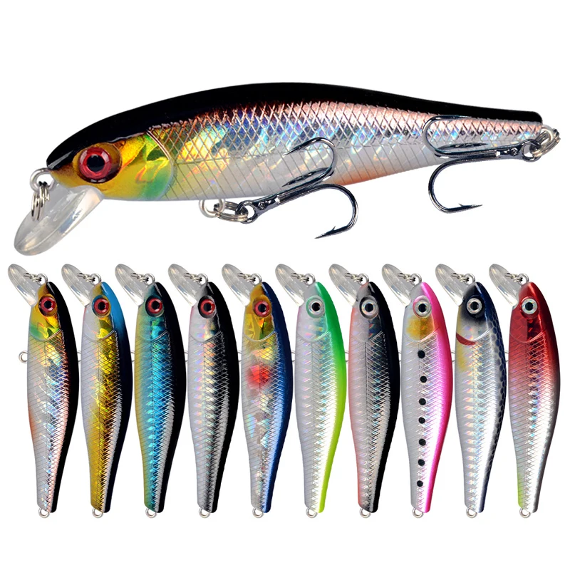 8.5cm 9.2g Hot Model Fishing Lures Hard Bait 10color For Choose Floating Quality Professional Minnow Depth0-2m
8.5cm 9.2g Hot Model Fishing Lures Hard Bait 10color For Choose Floating Quality Professional Minnow Depth0-2m