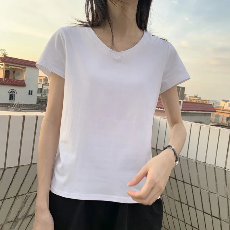 Fashion red Printing T Shirts Women's Short Sleeve Fashion 100% cotton Female T-Shirts 
Fashion red Printing T Shirts Women's Short Sleeve Fashion 100% cotton Female T-Shirts