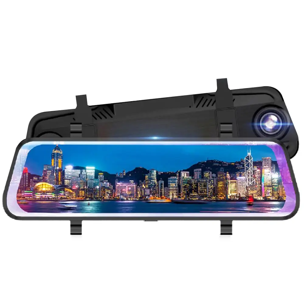 

10" Car DVR Camera Stream Media Rear View Mirror FHD 1080P Dash Cam Registrar Video Recorder L900