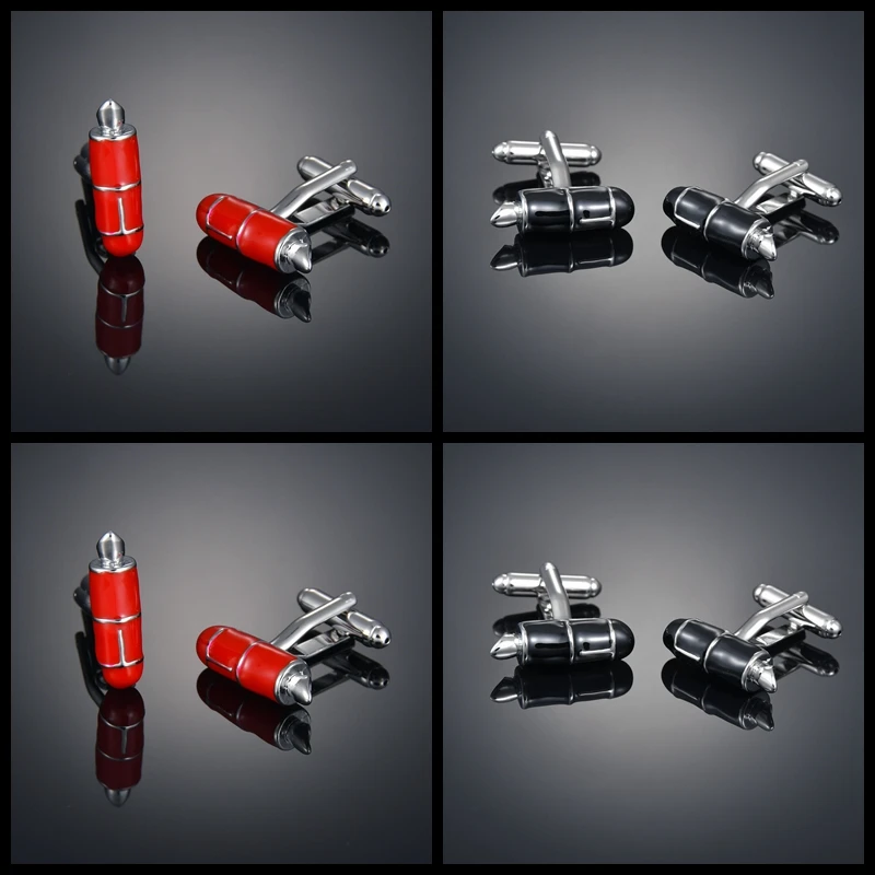 Fashionable red black pen Cufflinks French long sleeve shirt with studs shirt accessories Cufflinks
Fashionable red black pen Cufflinks French long sleeve shirt with studs shirt accessories Cufflinks